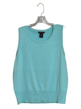 Audrey & Grace Short Sleeve Pullover Cardigan Knit Sweater Top Size XL
